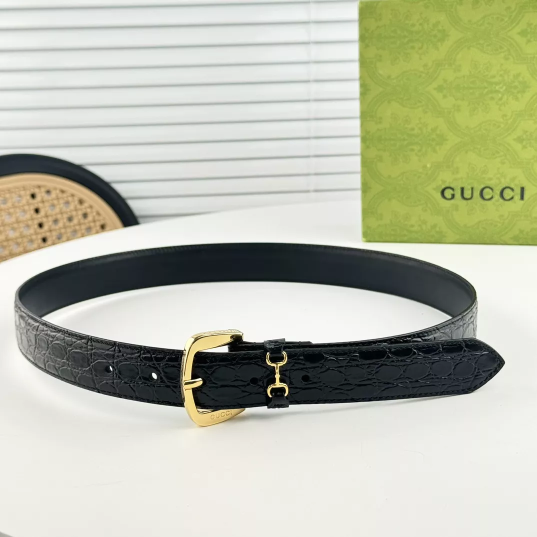 Gucci AAA Quality Belts In 3.0cm For Women Comfortable 6235