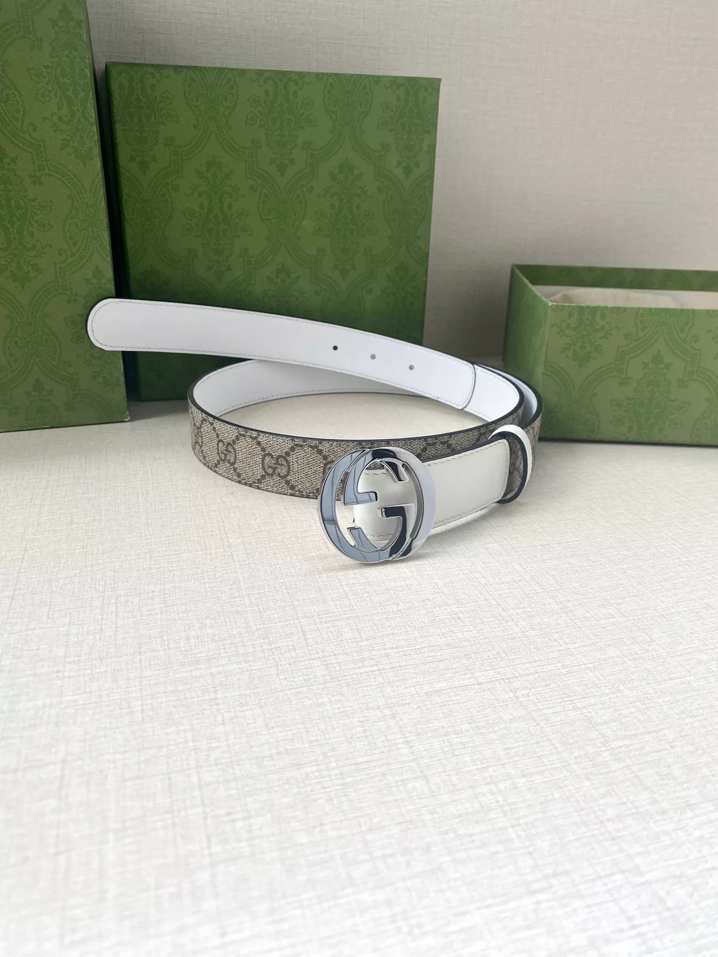Gucci AAA Quality Belts In 3.0cm For Women Sleek 5615