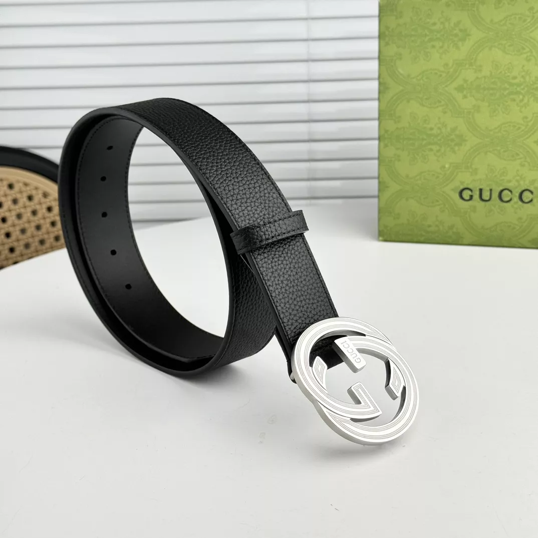 Gucci AAA Quality Belts In 3.8cm For Men Bright 9254