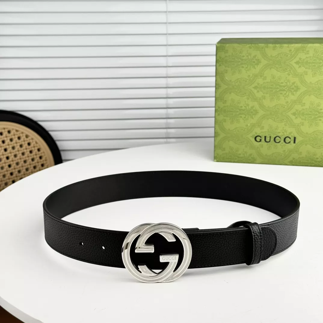 Gucci AAA Quality Belts In 3.8cm For Men Bright 9254