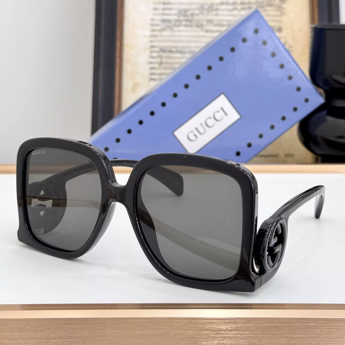 Gucci AAA Quality Sunglasses AllSeason 7427