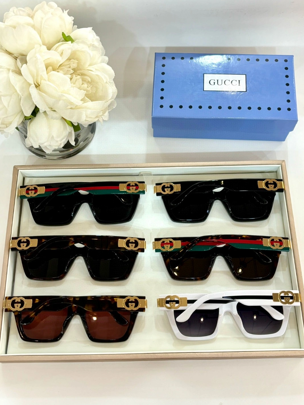 Gucci AAA Quality Sunglasses AllSeason 8796