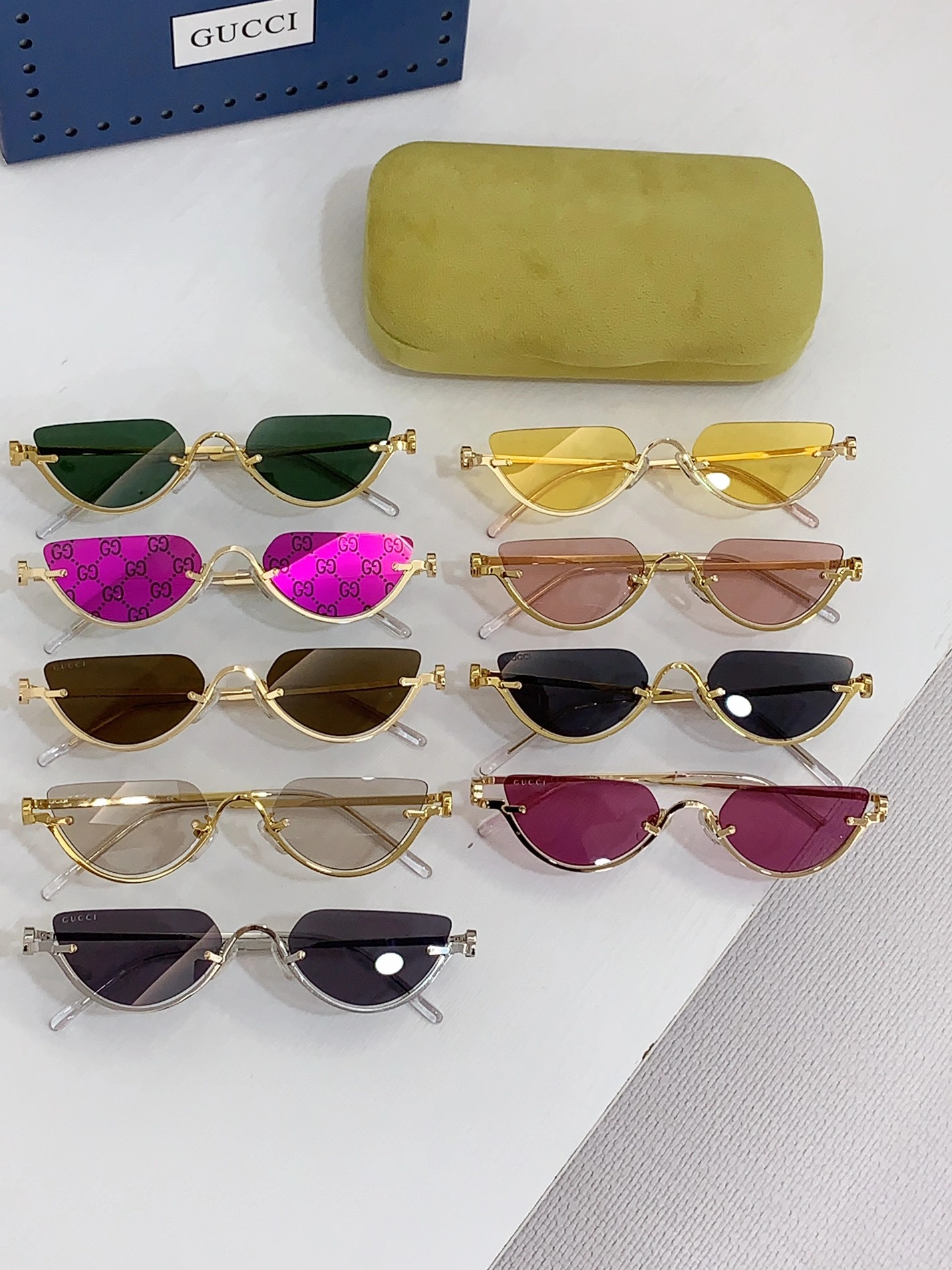 Gucci AAA Quality Sunglasses Bright 1480