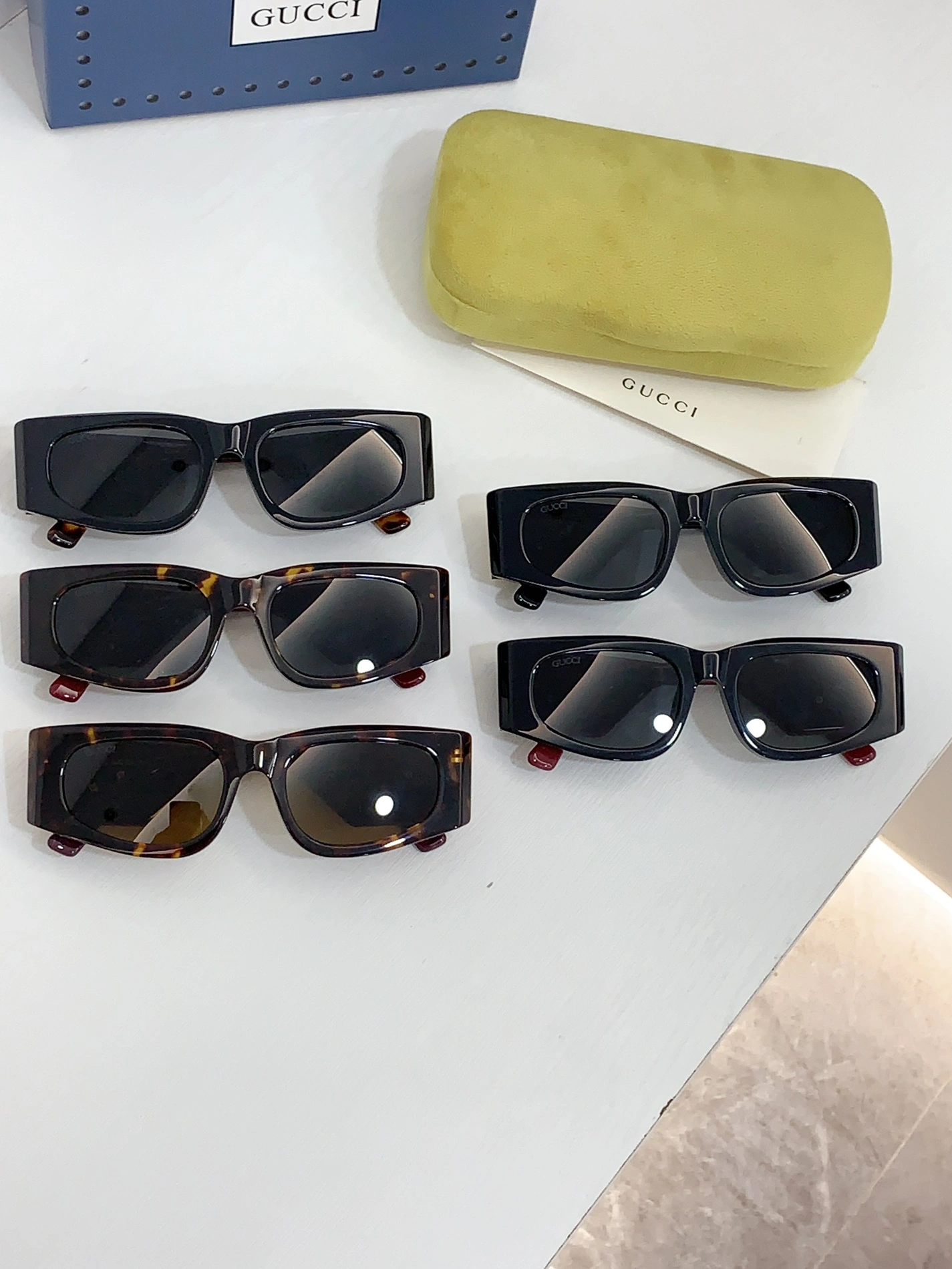 Gucci AAA Quality Sunglasses Refined 7653