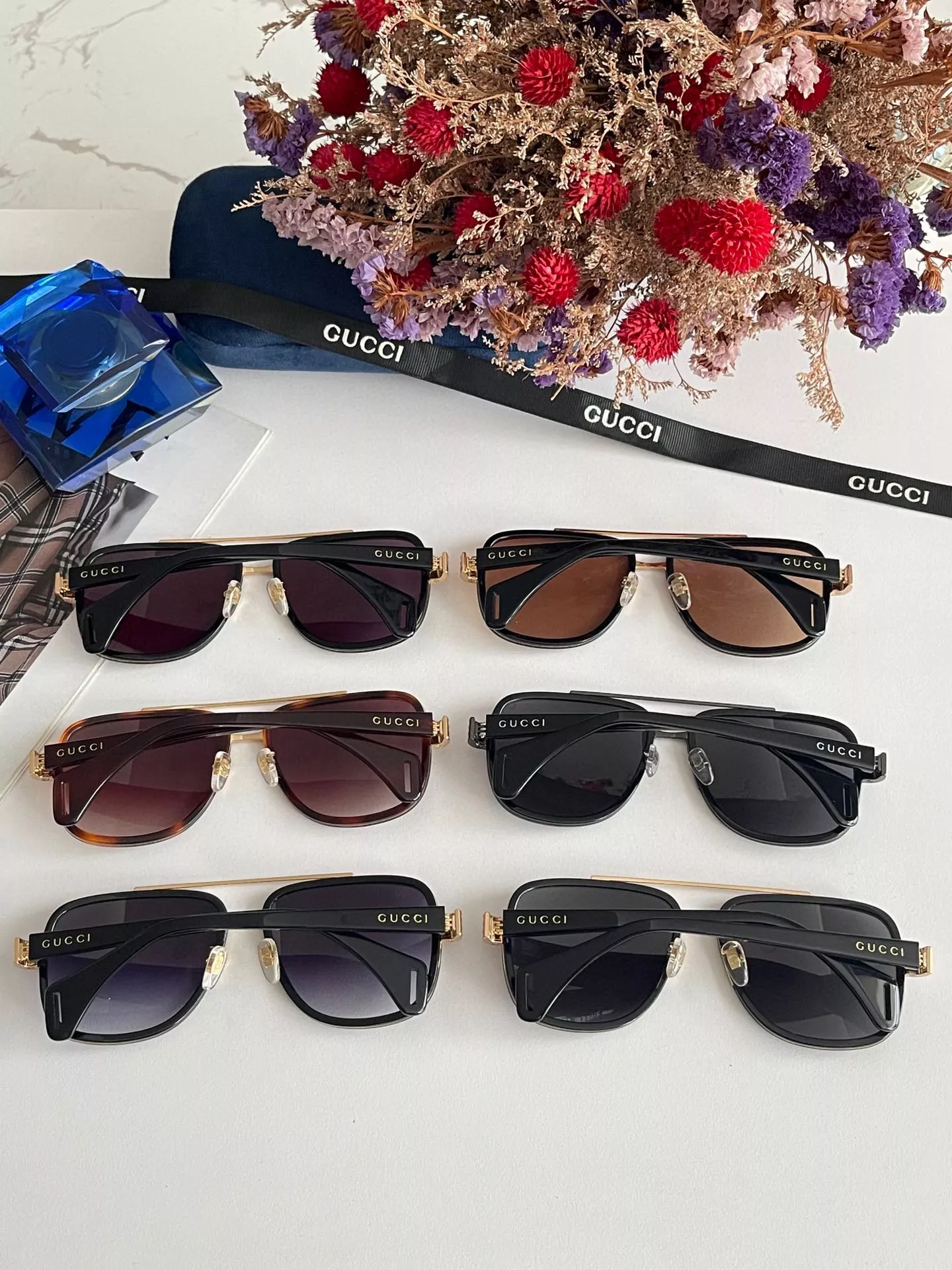 Gucci AAA Quality Sunglasses SmartChoice 9022