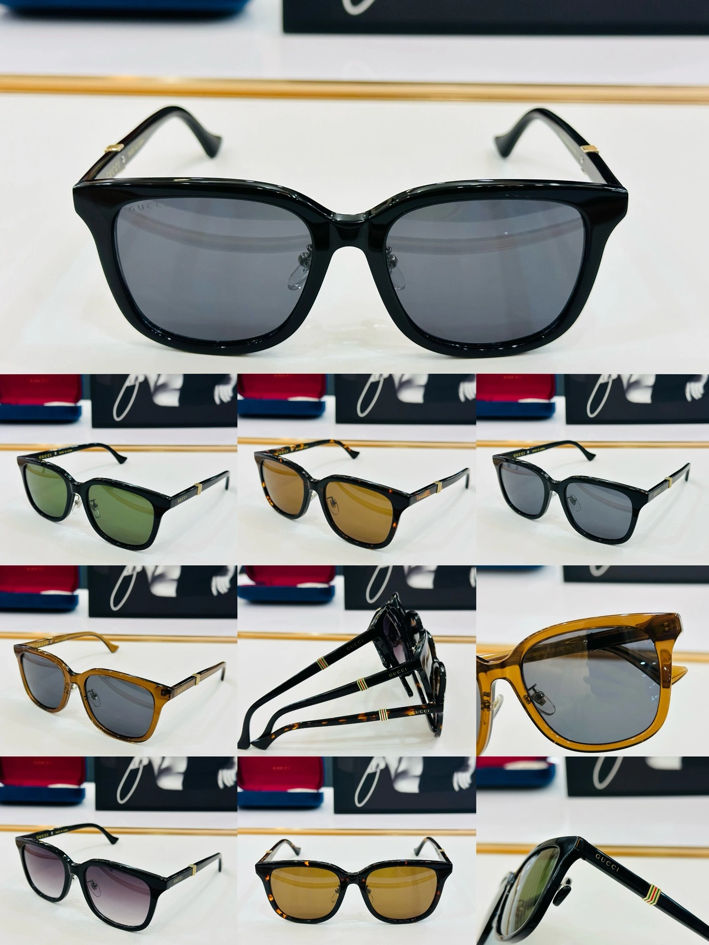 Gucci AAA Quality Sunglasses Timeless 6690