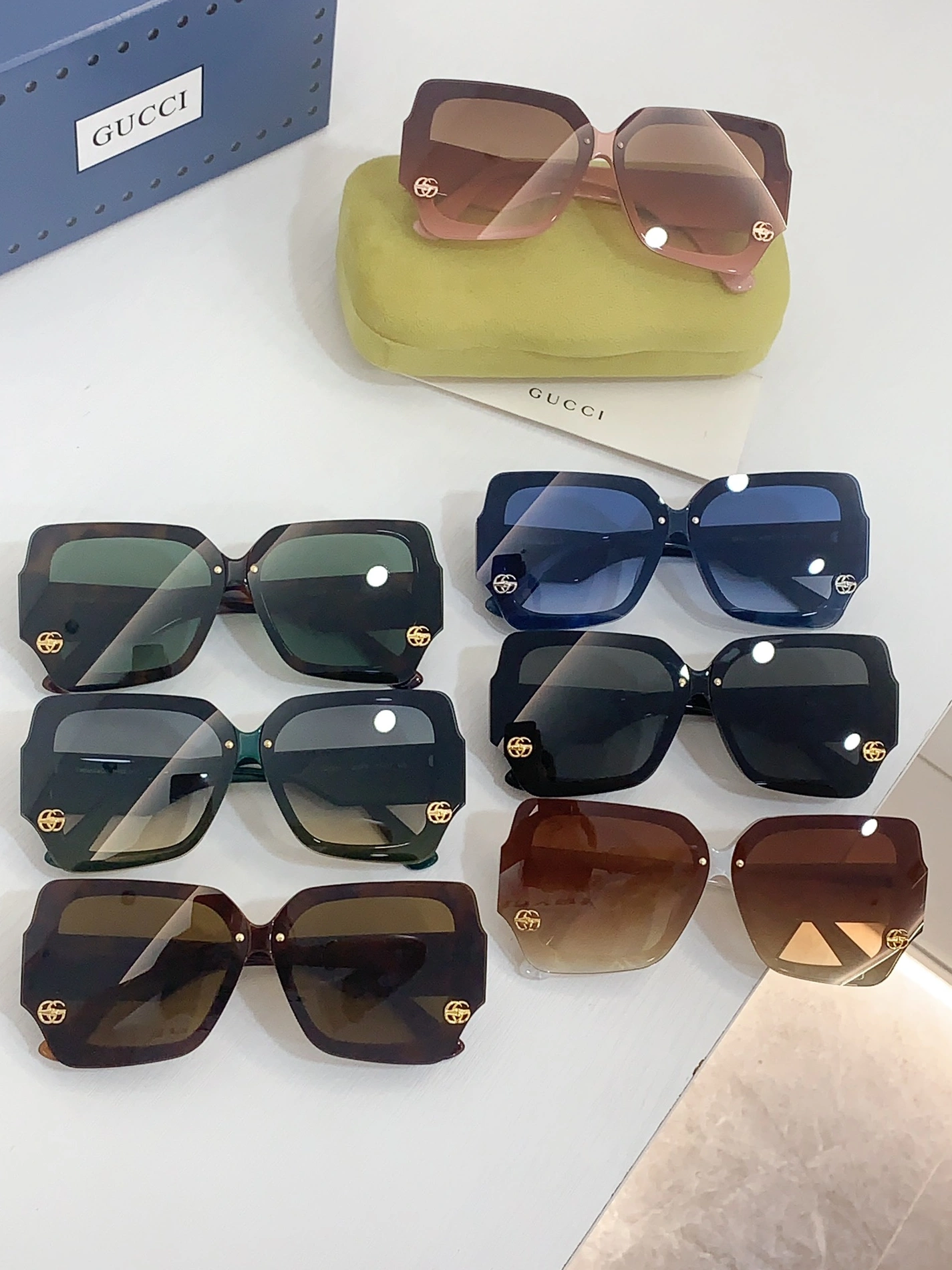 Gucci AAA Quality Sunglasses Unique 9649