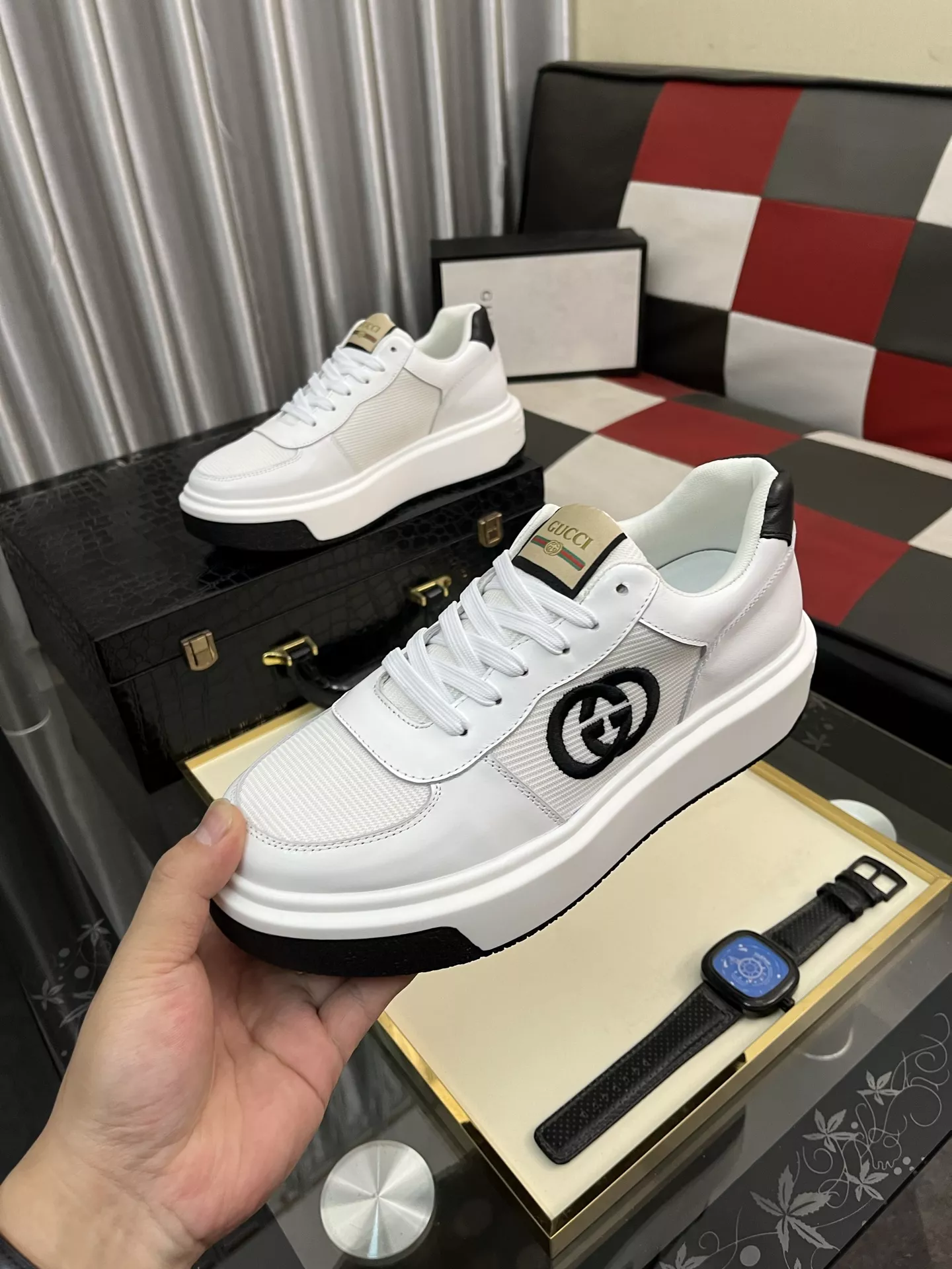 Gucci Casual Shoes For Men Breathable 4658
