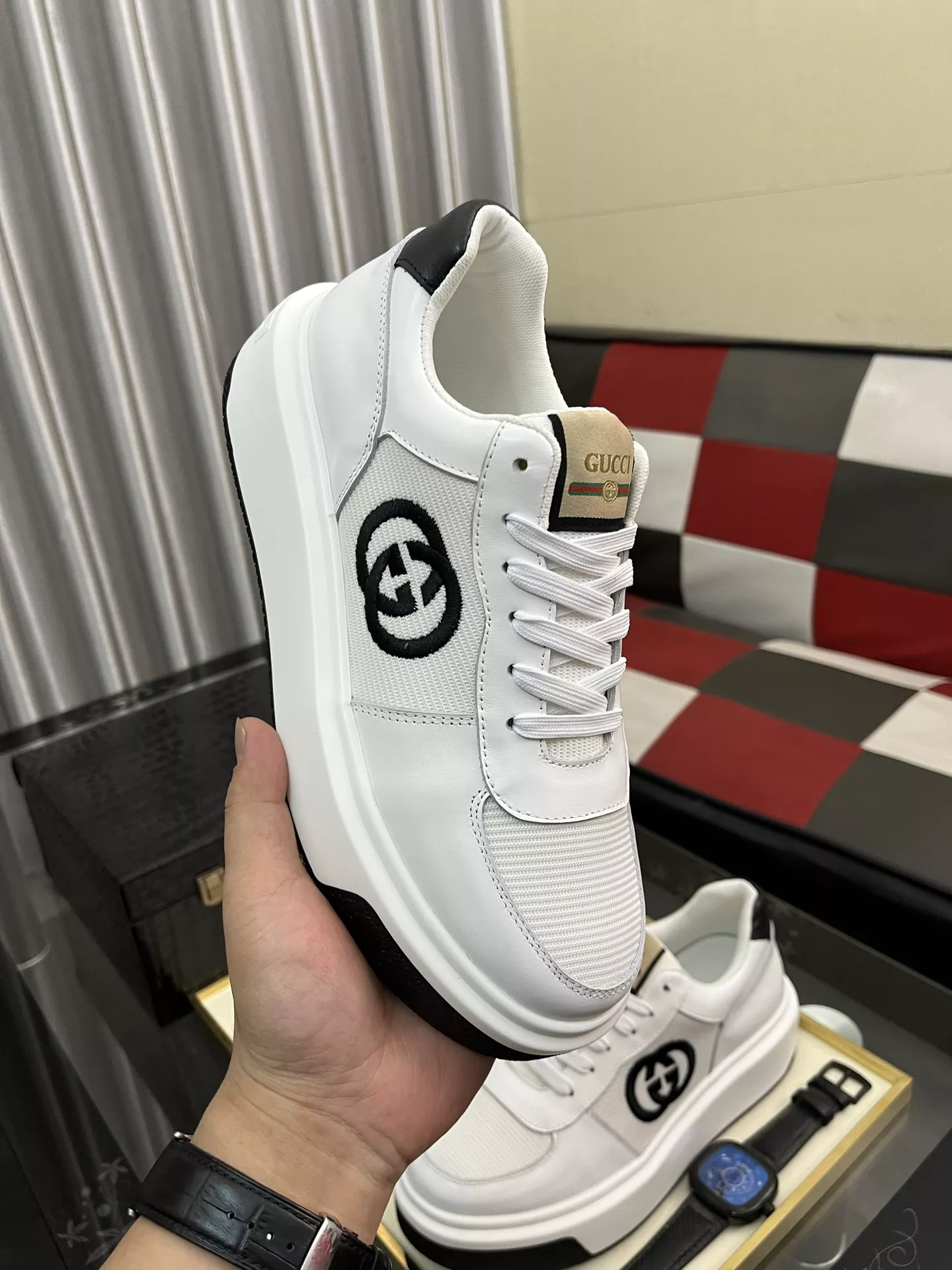 Gucci Casual Shoes For Men Breathable 4658