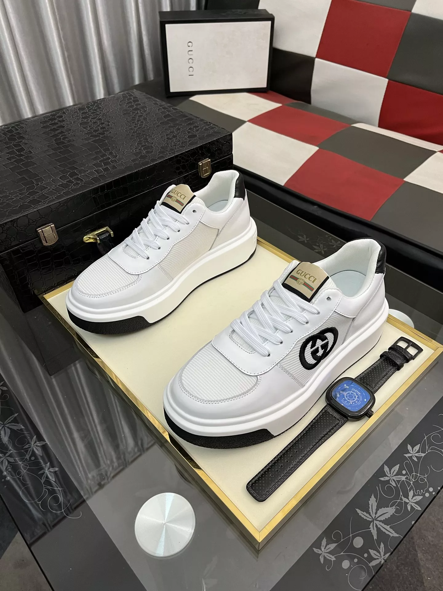 Gucci Casual Shoes For Men Breathable 4658