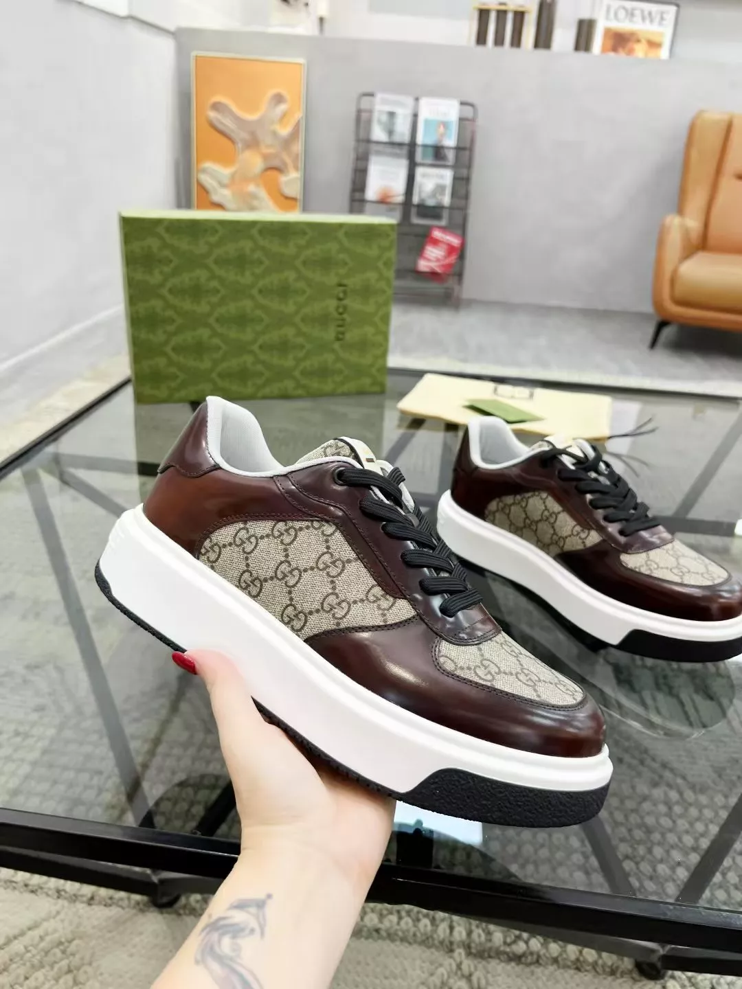 Gucci Casual Shoes For Men Compact 7643