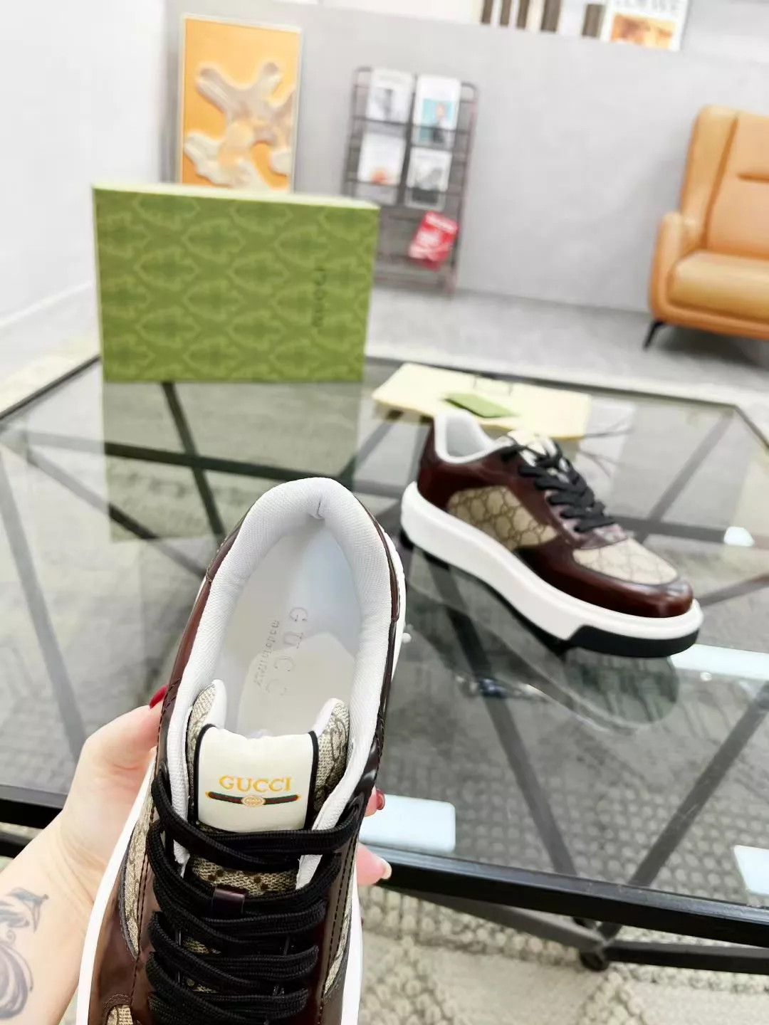 Gucci Casual Shoes For Men Compact 7643