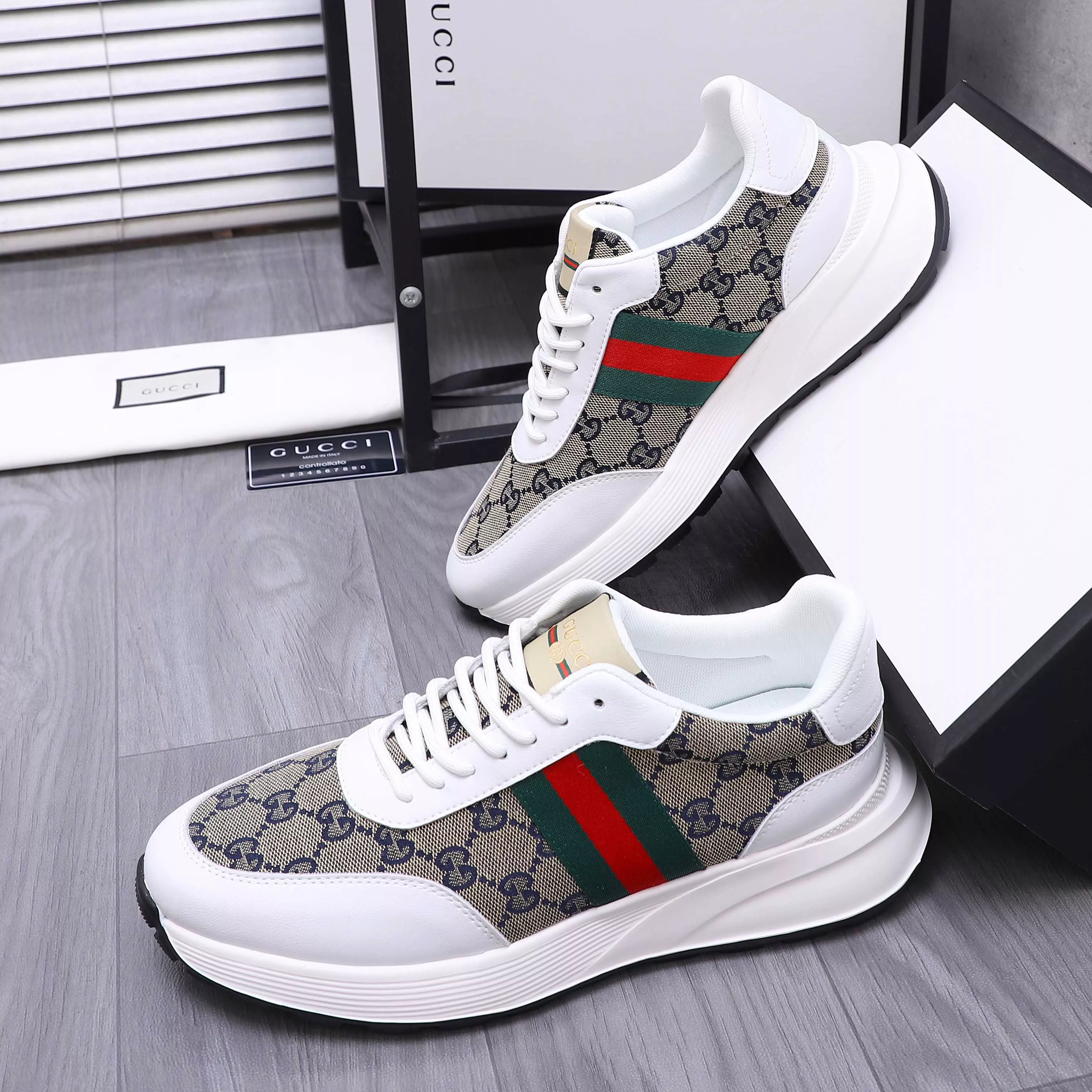 Gucci Casual Shoes For Men Lightweight 8474