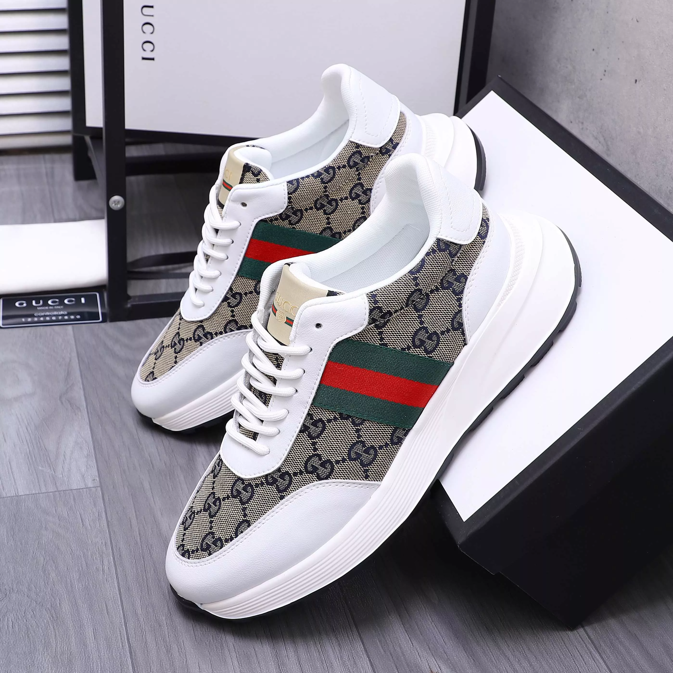 Gucci Casual Shoes For Men Lightweight 8474