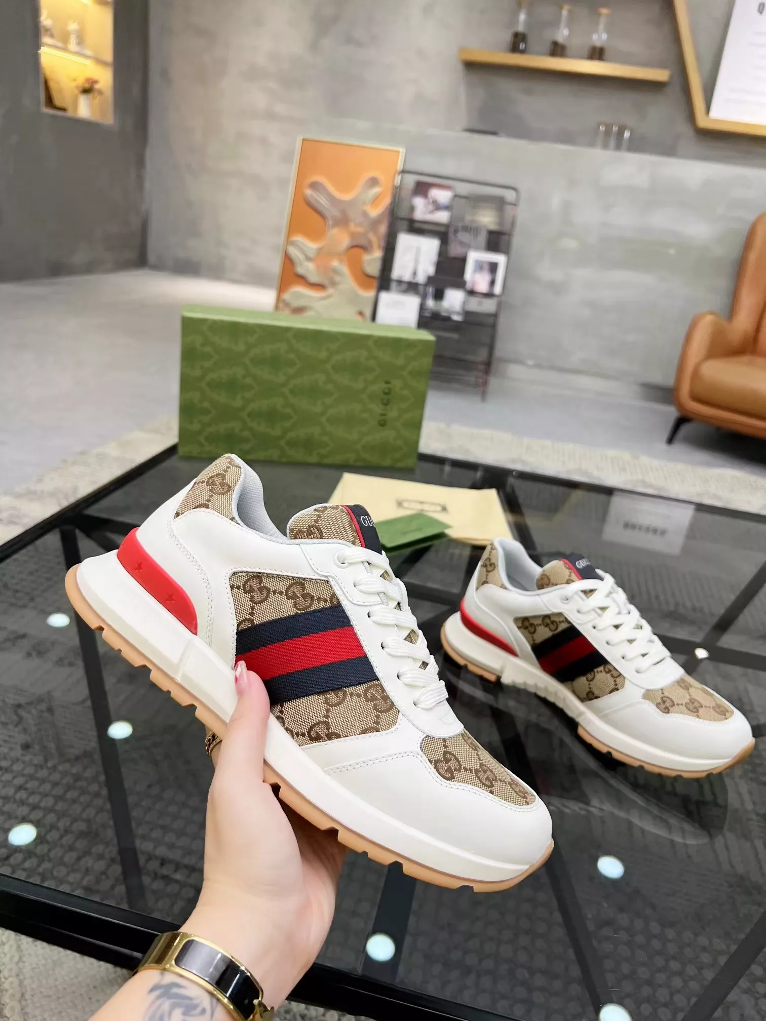 Gucci Casual Shoes For Men Stylish 7530