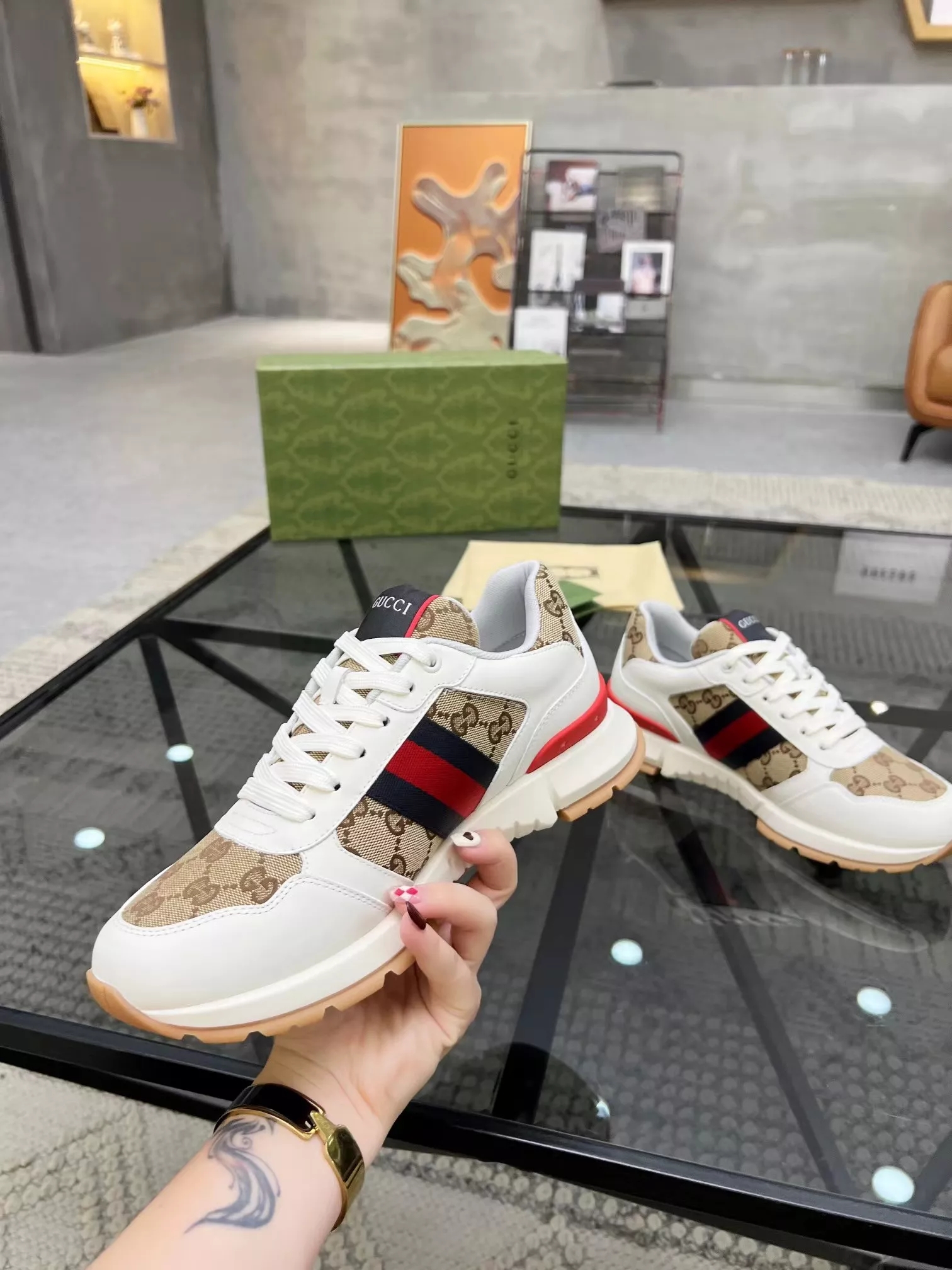 Gucci Casual Shoes For Men Stylish 7530