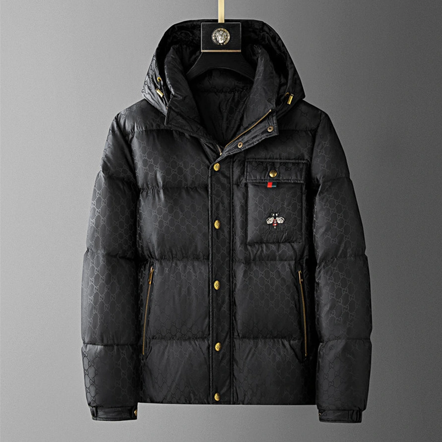 Gucci Down Feather Coat Long Sleeved For Men BestValue 2388