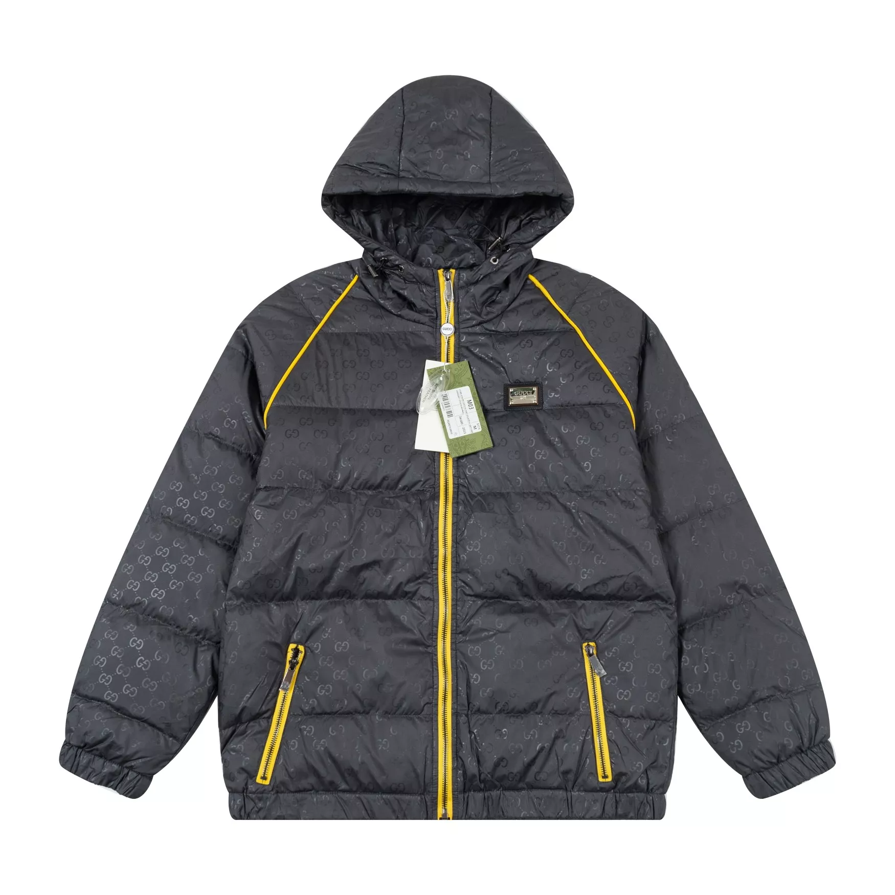 Gucci Down Feather Coat Long Sleeved For Men Breathable 6755