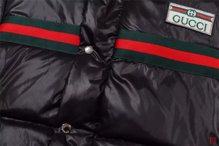 Gucci Down Feather Coat Long Sleeved For Men Compact 2791