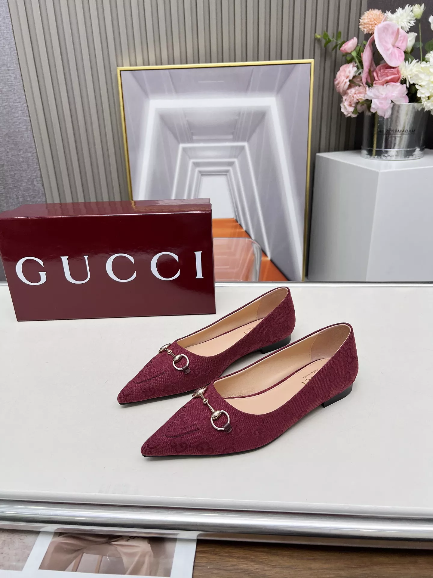 Gucci Flat Shoes For Women Durable 9886