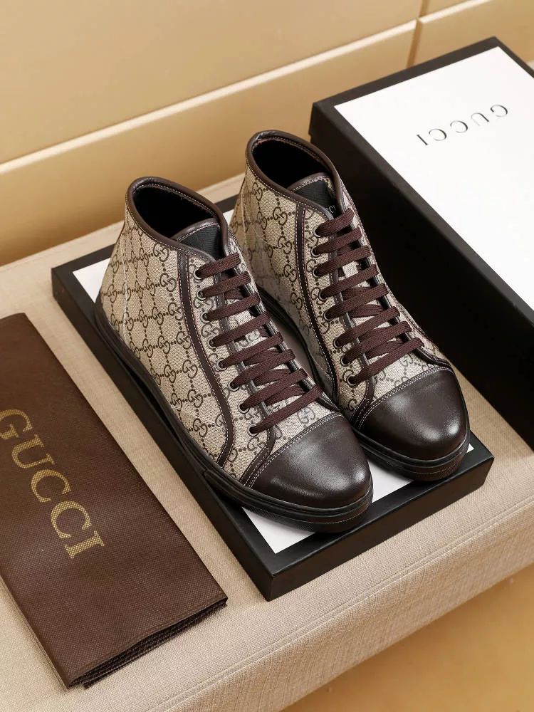 Gucci High Tops Shoes For Men Bold 9726