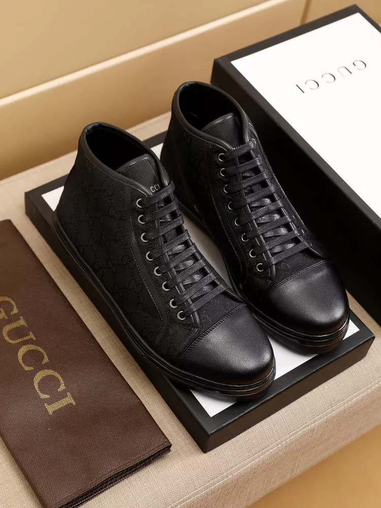 Gucci High Tops Shoes For Men Breathable 9277