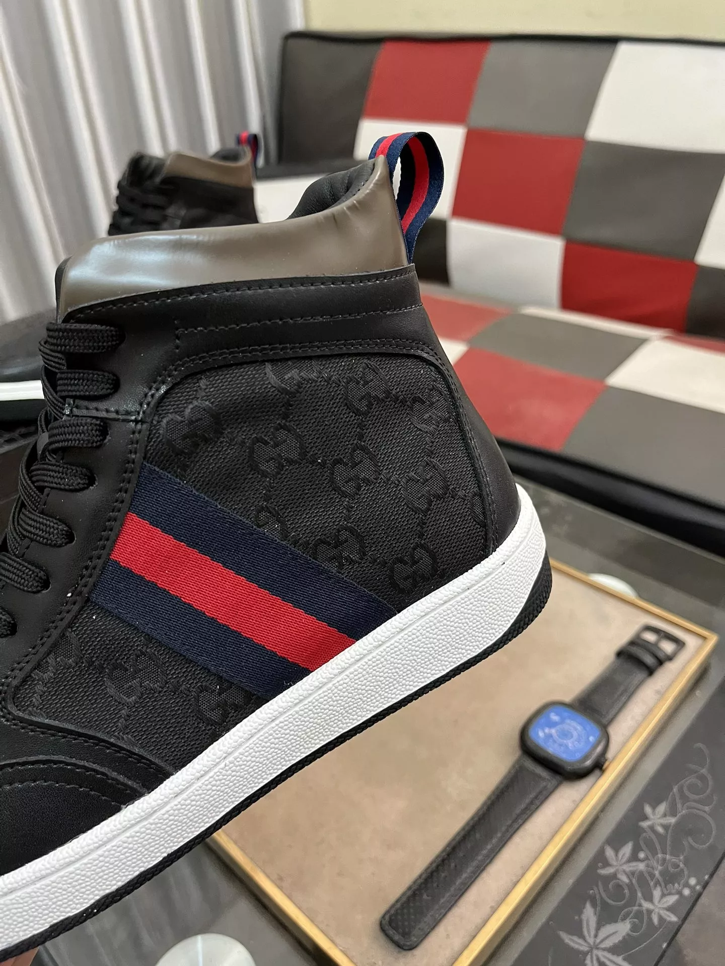 Gucci High Tops Shoes For Men Classic 6680
