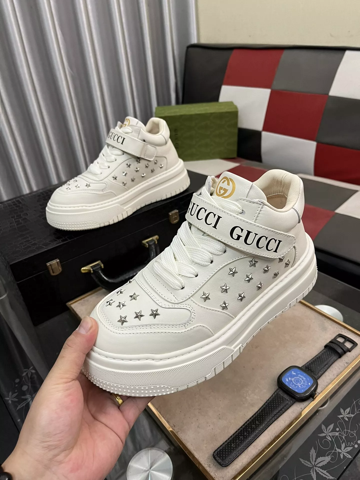 Gucci High Tops Shoes For Men Comfortable 1408