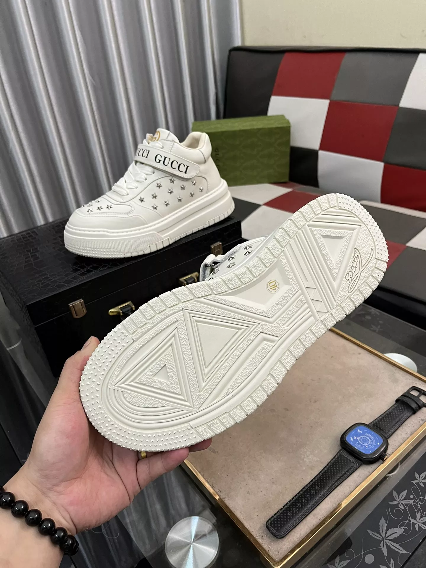 Gucci High Tops Shoes For Men Comfortable 1408
