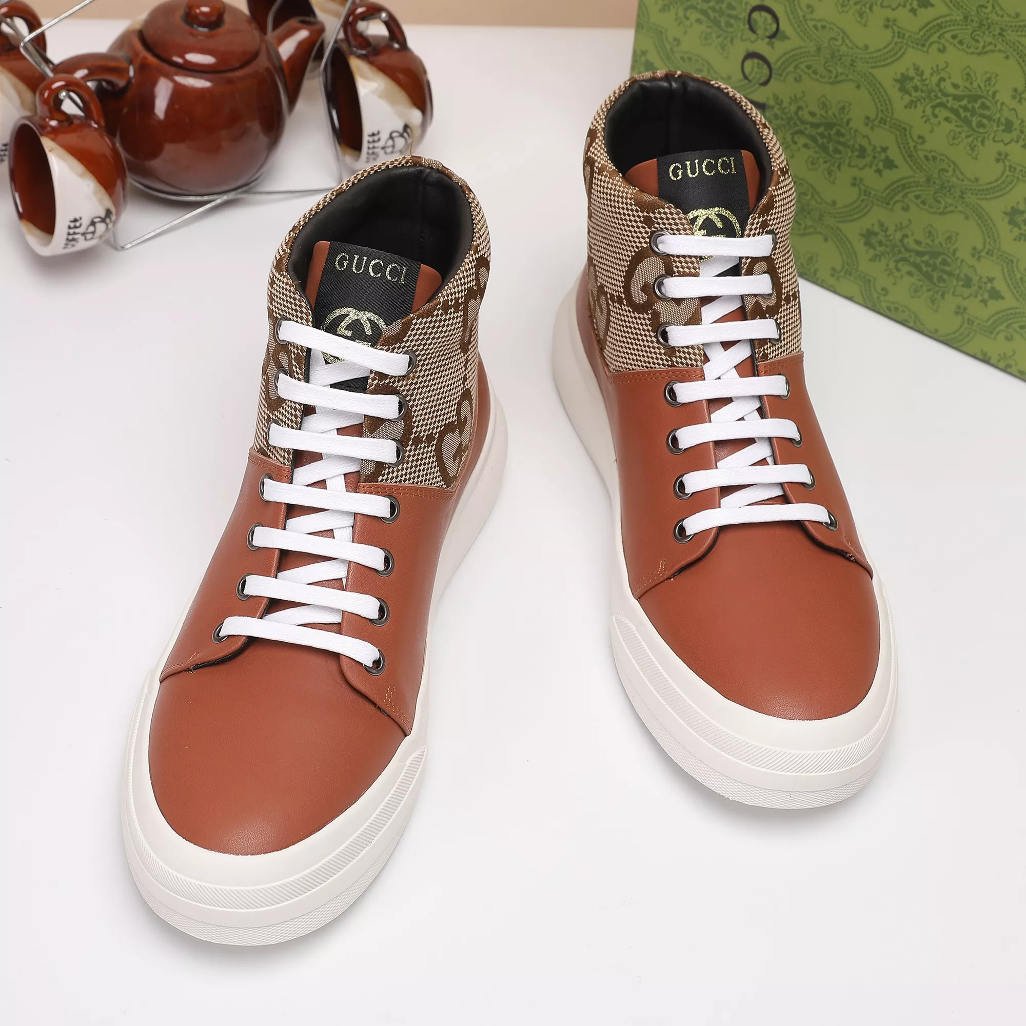 Gucci High Tops Shoes For Men Comfortable 3733