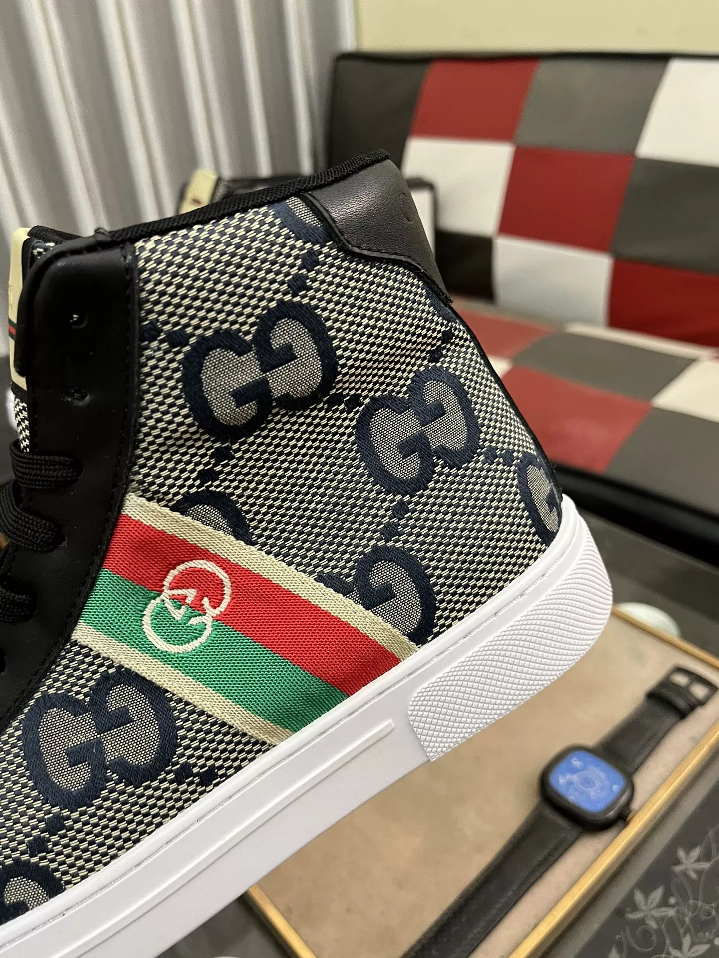 Gucci High Tops Shoes For Men Comfortable 8418