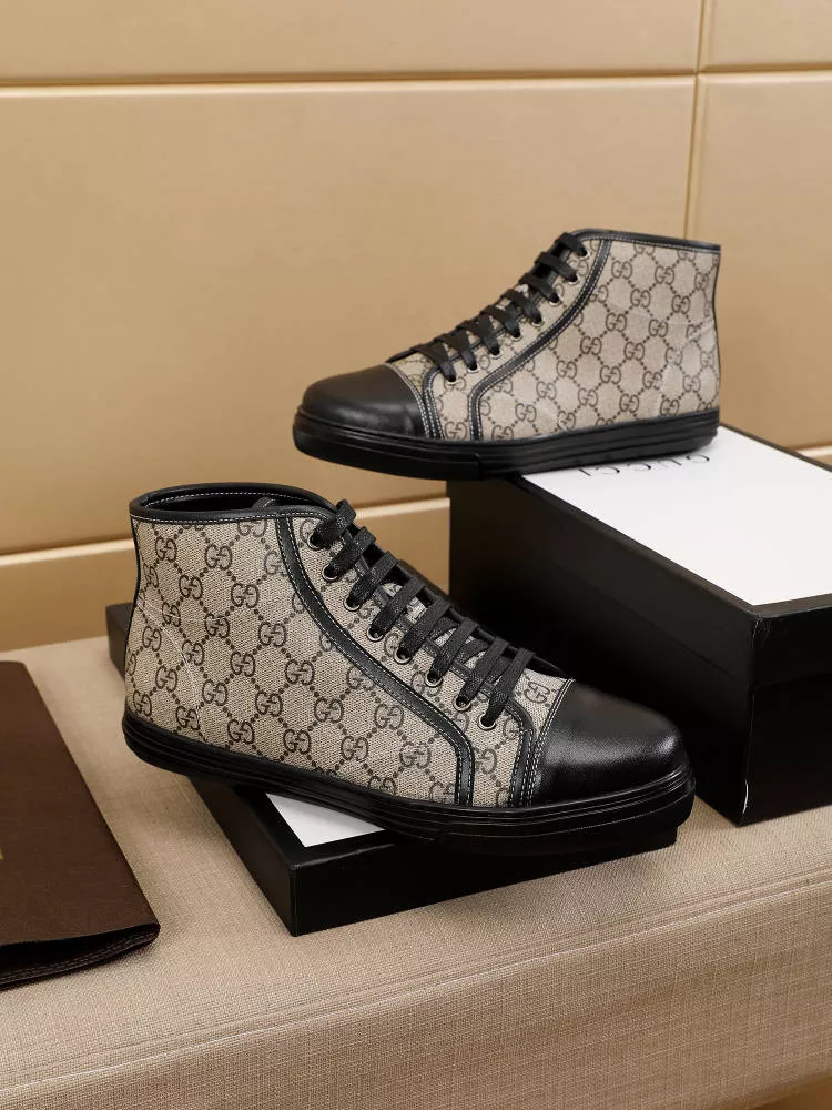 Gucci High Tops Shoes For Men GoodFit 8713