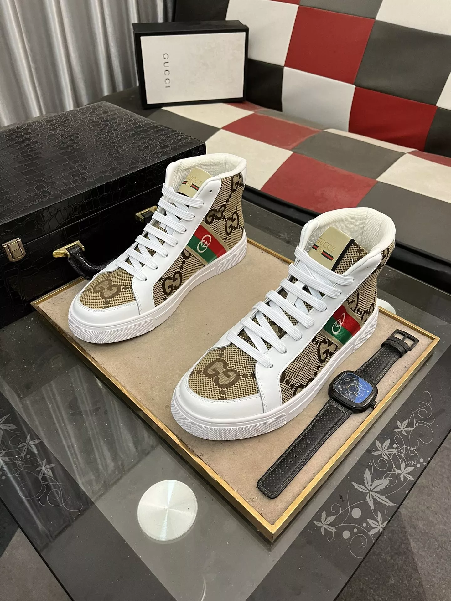 Gucci High Tops Shoes For Men SmartChoice 614