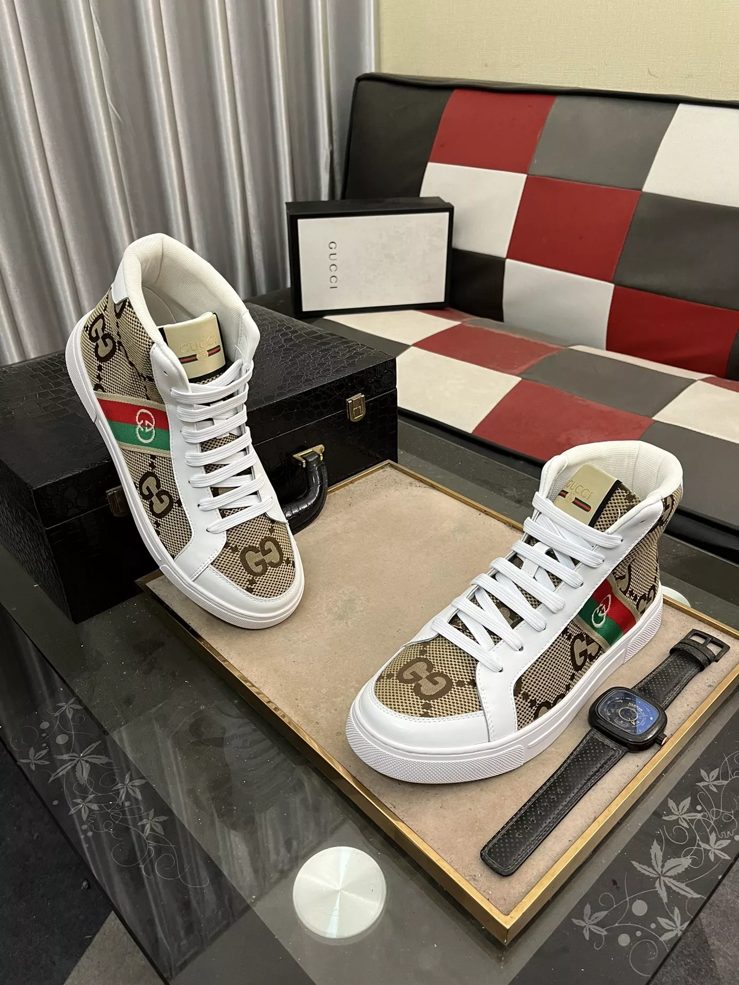 Gucci High Tops Shoes For Men SmartChoice 614