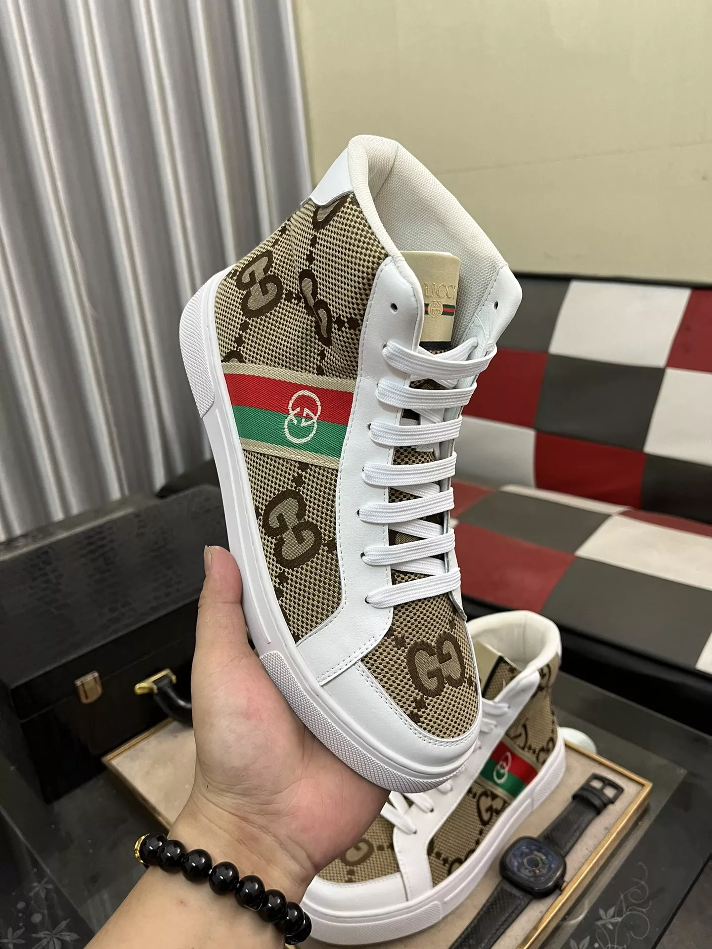Gucci High Tops Shoes For Men SmartChoice 614
