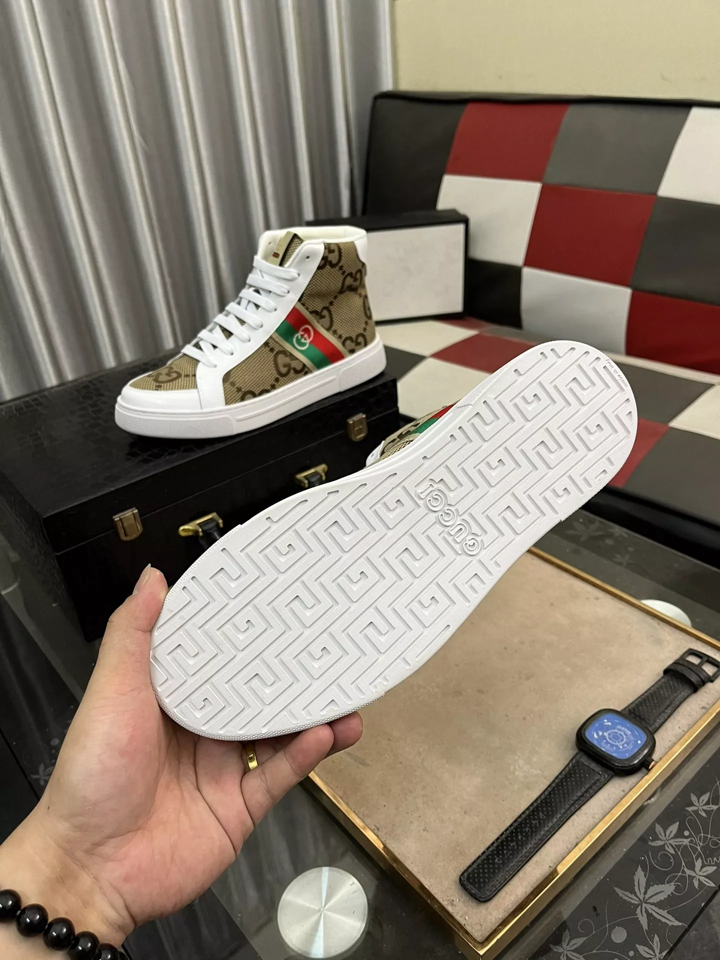 Gucci High Tops Shoes For Men SmartChoice 614