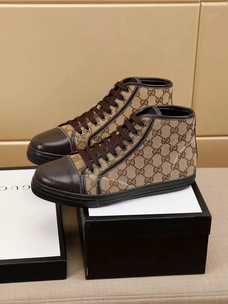 Gucci High Tops Shoes For Men Soft 9165