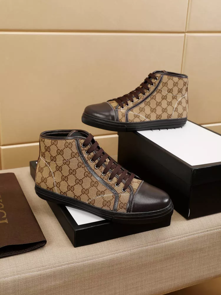 Gucci High Tops Shoes For Men Soft 9165