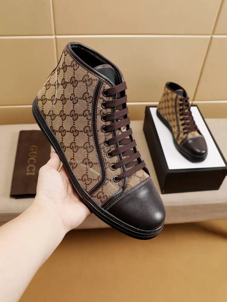 Gucci High Tops Shoes For Men Soft 9165