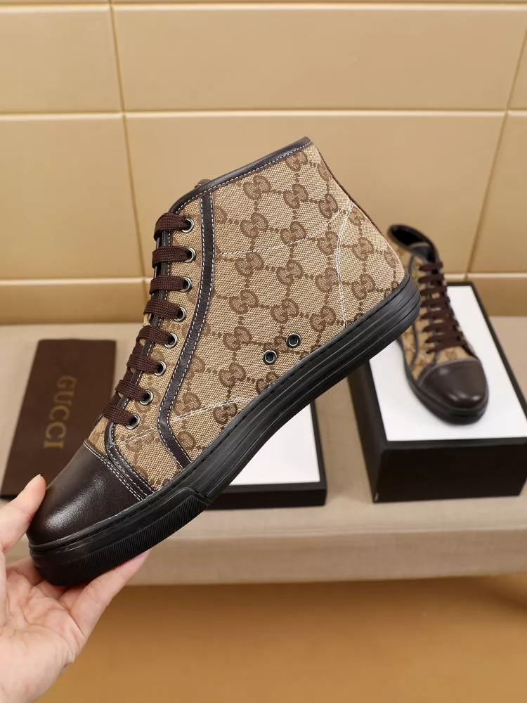 Gucci High Tops Shoes For Men Soft 9165