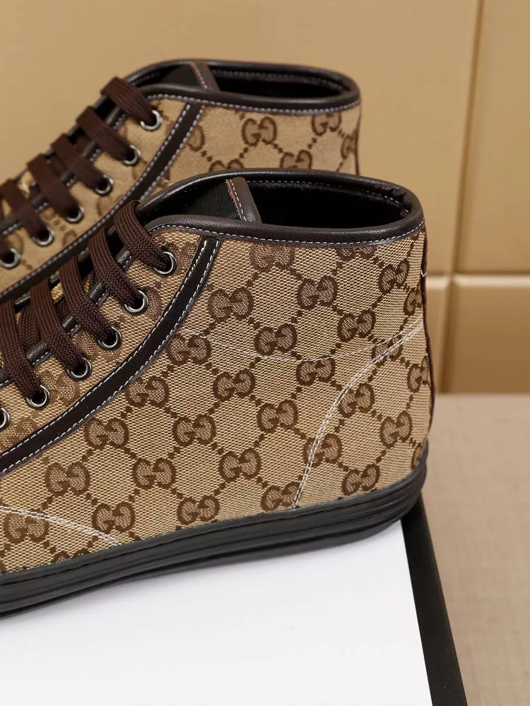 Gucci High Tops Shoes For Men Soft 9165