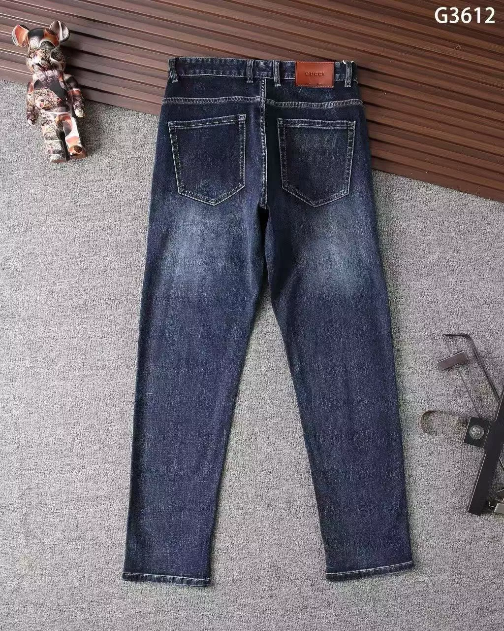 Gucci Jeans For Men Versatile 5665