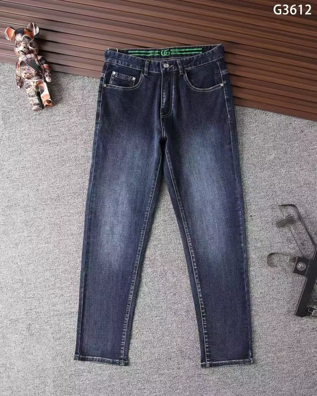 Gucci Jeans For Men Versatile 5665