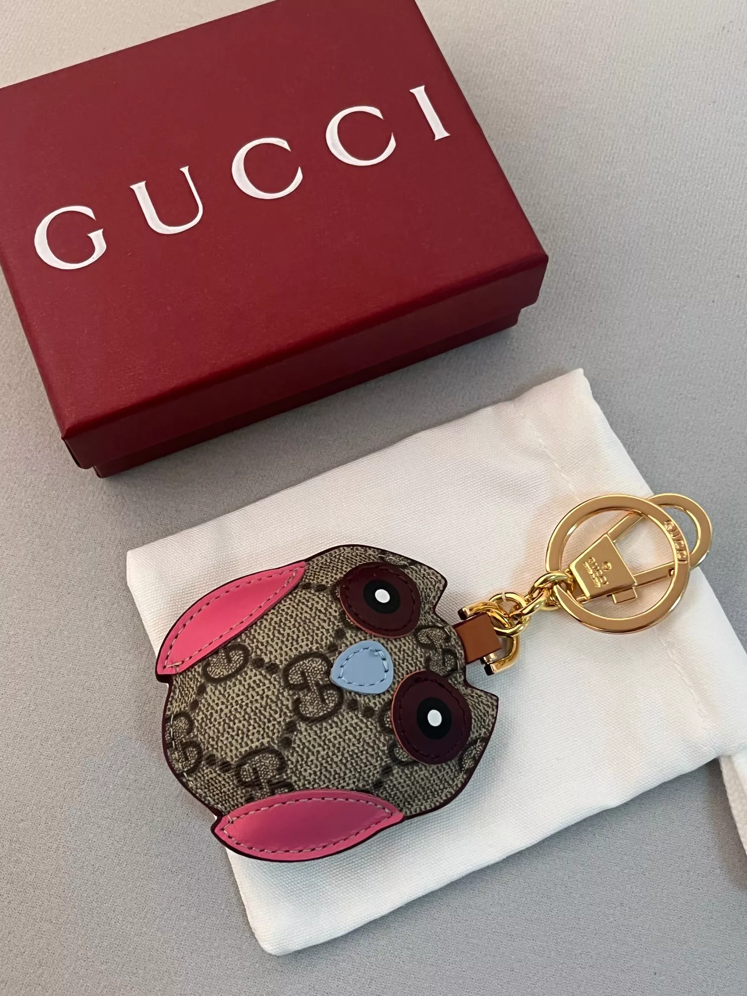 Gucci Key Holder And Bag Buckle Compact 1287
