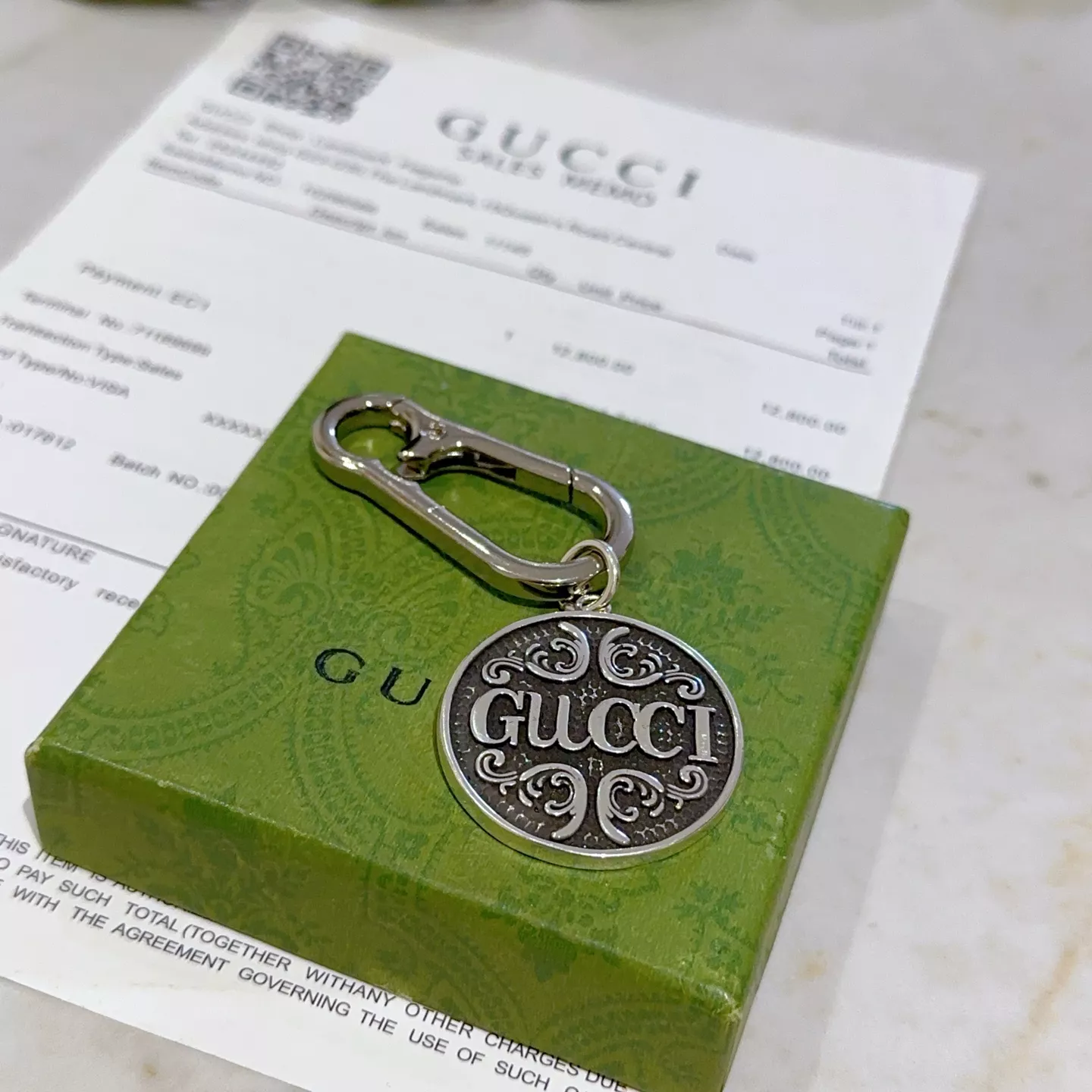 Gucci Key Holder And Bag Buckle Elegant 1327