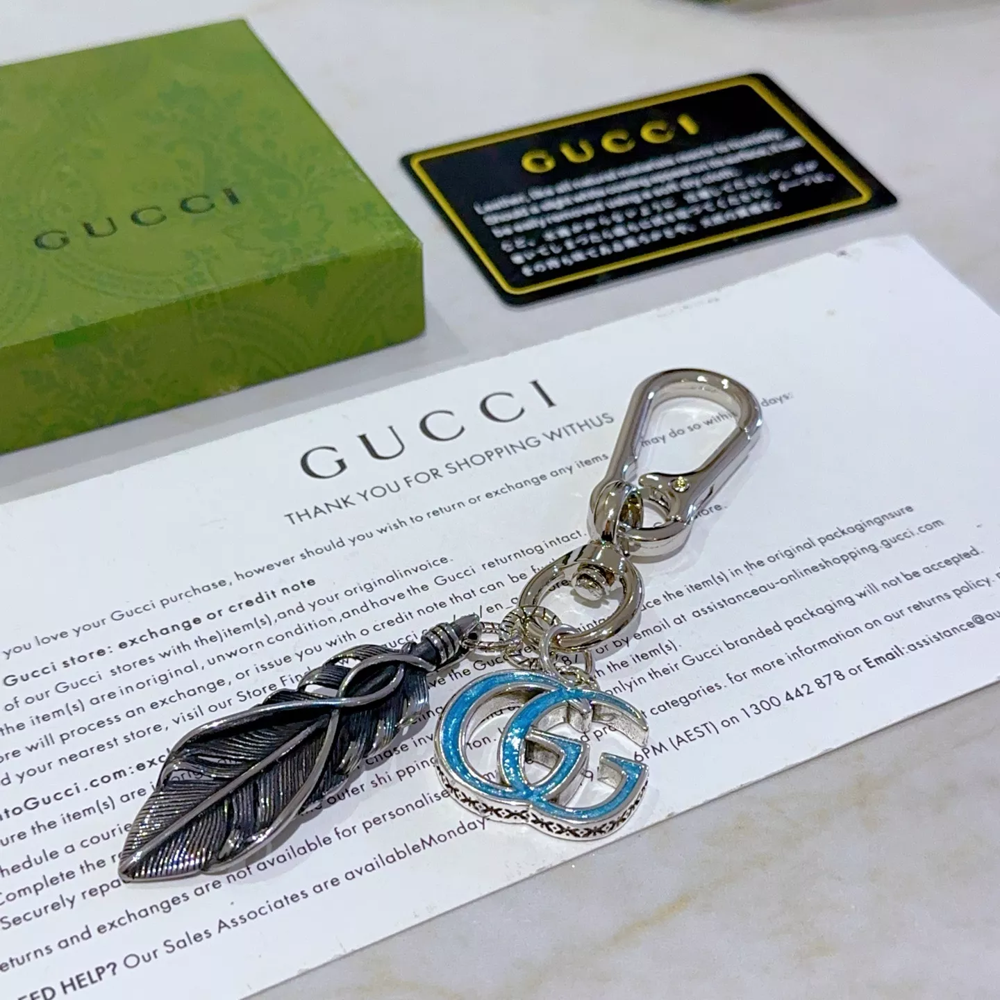 Gucci Key Holder And Bag Buckle Modern 5839