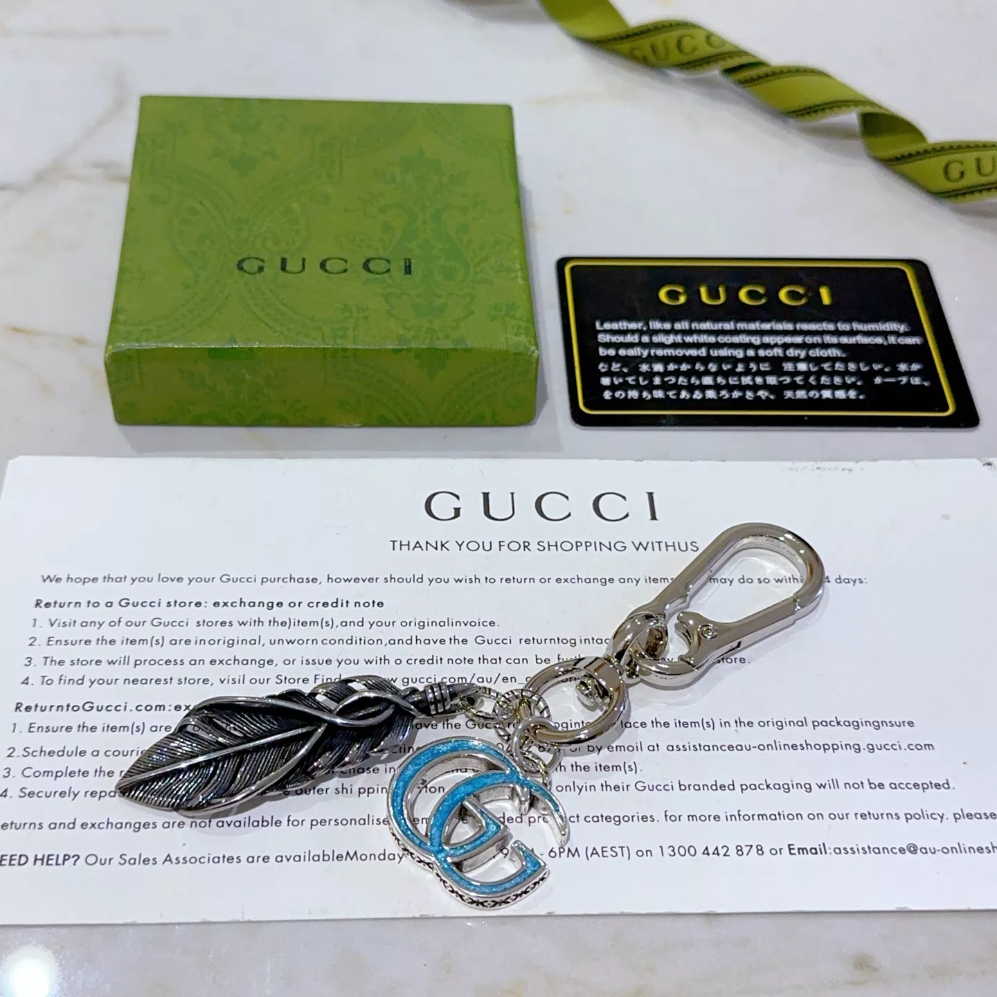 Gucci Key Holder And Bag Buckle Modern 5839