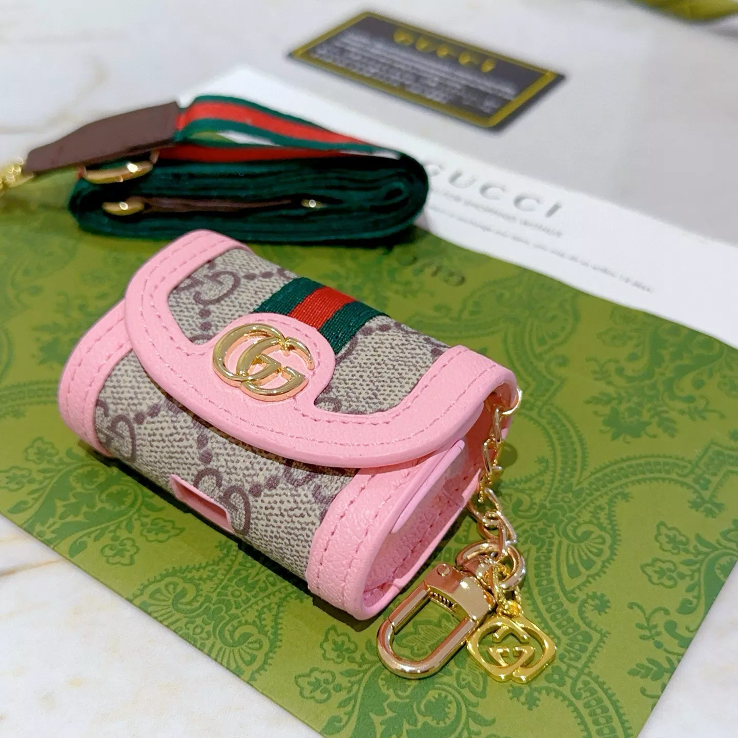 Gucci Key Holder And Bag Buckle Timeless 9795