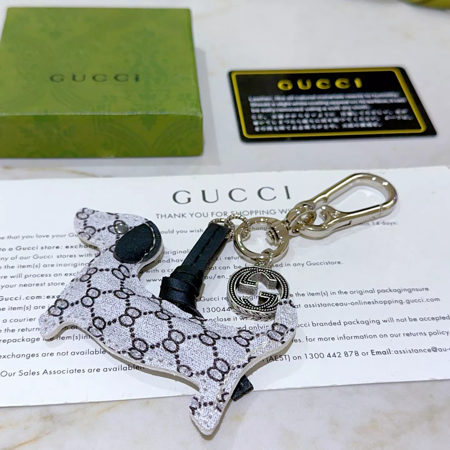 Gucci Key Holder And Bag Buckle Unique 1263