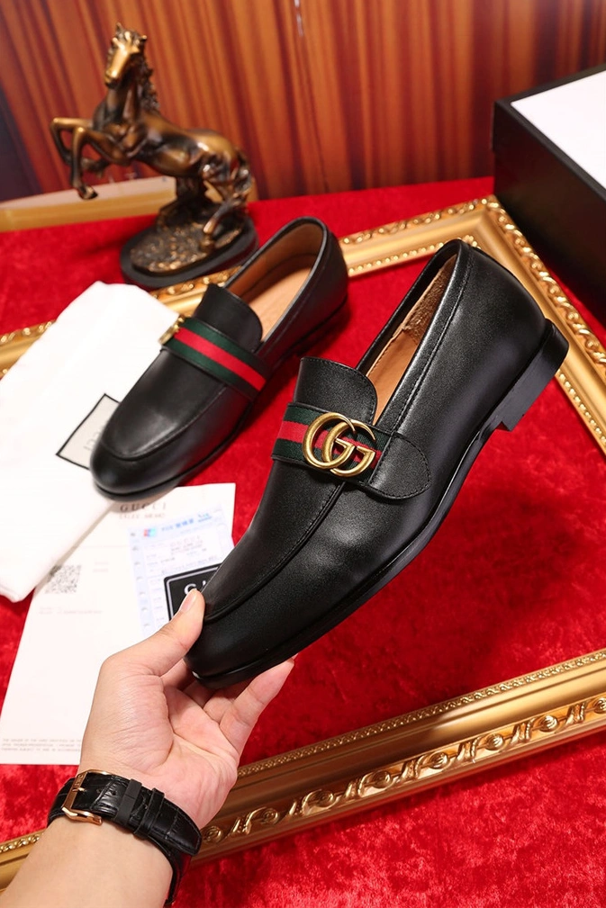 Gucci Leather Shoes For Men HighQuality 8594